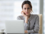 Woman frustrated of Fake Jobs