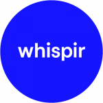 Wispir blue dot logo