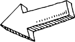 A black and white line drawing of a handshake. Two hands are clasping each other firmly, with fingers visible on each hand. The hands are depicted in a minimalist style, with clear outlines and no additional details or shading.
